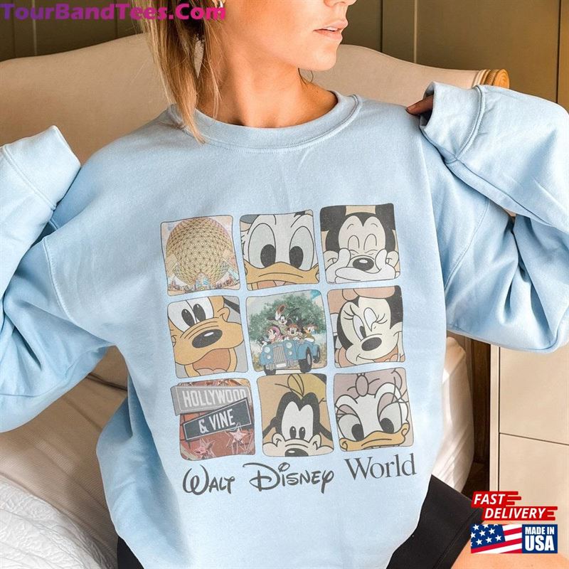 Vintage Disney World Shirt Retro Epcot Classic Mickey And Friends Unisex 29Uf132022 – Utopia Fashion