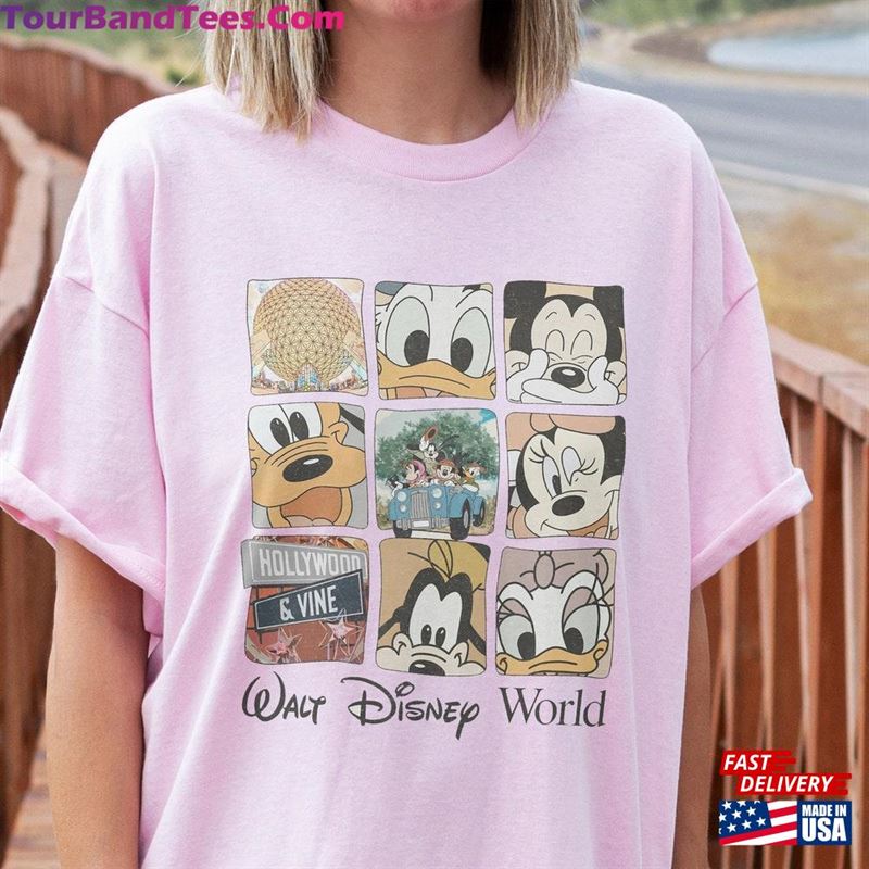 Vintage Disney World Shirt Retro Epcot Classic Mickey And Friends Unisex 29Uf132022 – Utopia Fashion