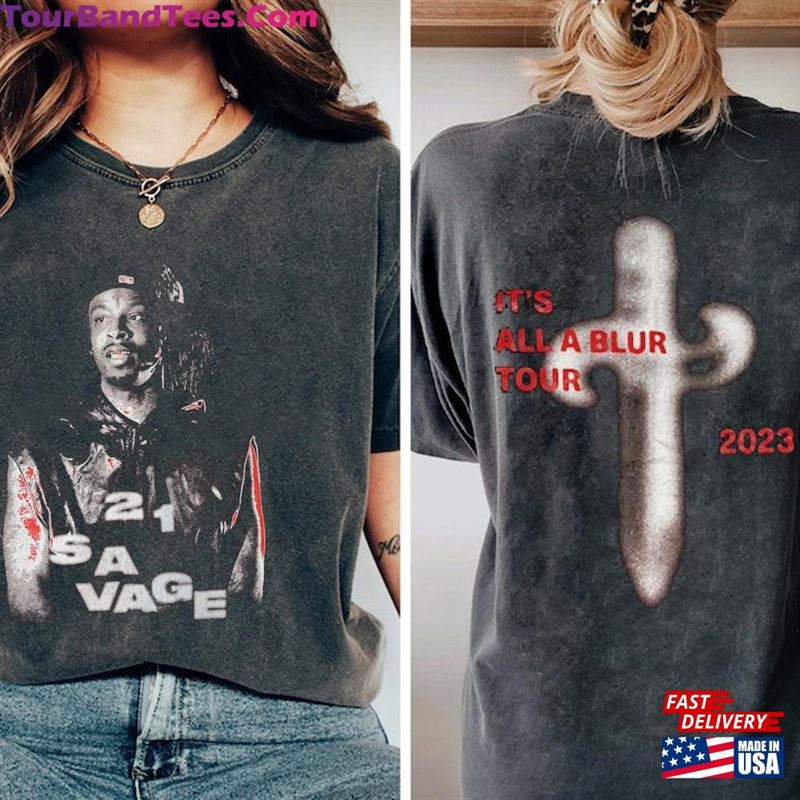 Vintage Drake Savage Tour Rescheduled Shirt It’S All A Blur T-Shirt Classic 29Uf122464 – Utopia Fashion