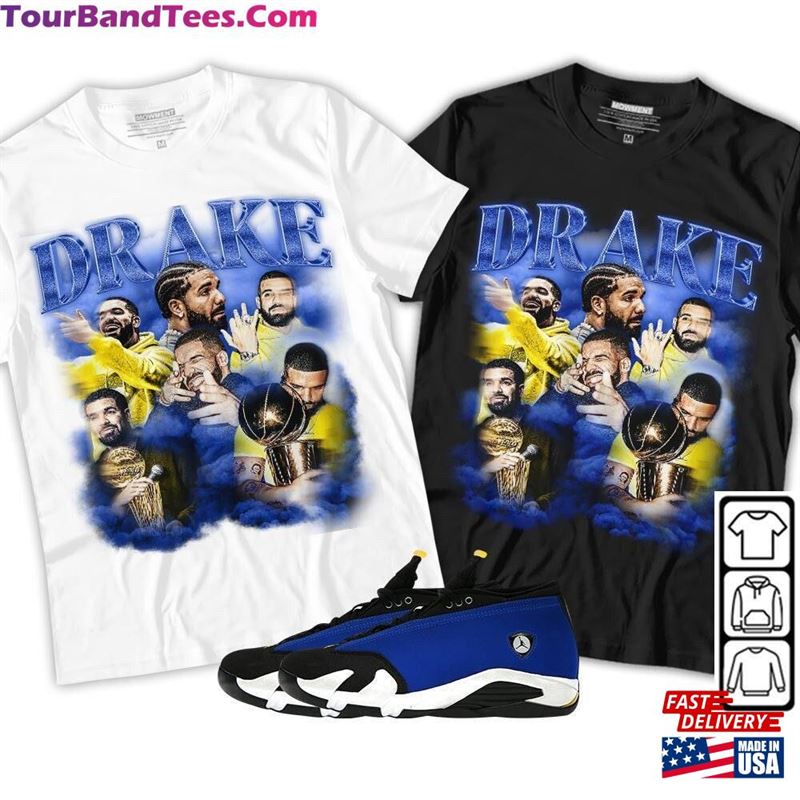 Vintage Drake Bootleg Drizzy Unisex Shirt To Match Sneaker Blue Laney 14S Tee Jordan T-Shirt Hoodie Classic 29Uf122437 – Utopia Fashion