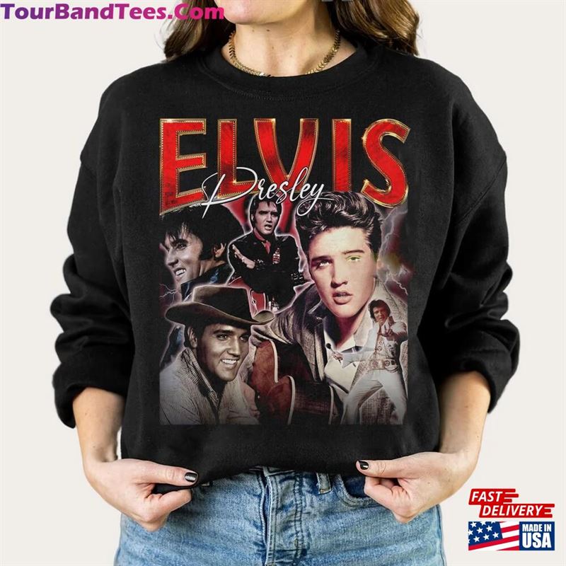 Vintage Elvis Presley 90S Shirt Sweatshirt T-Shirt Hoodie 29Uf123813 – Utopia Fashion