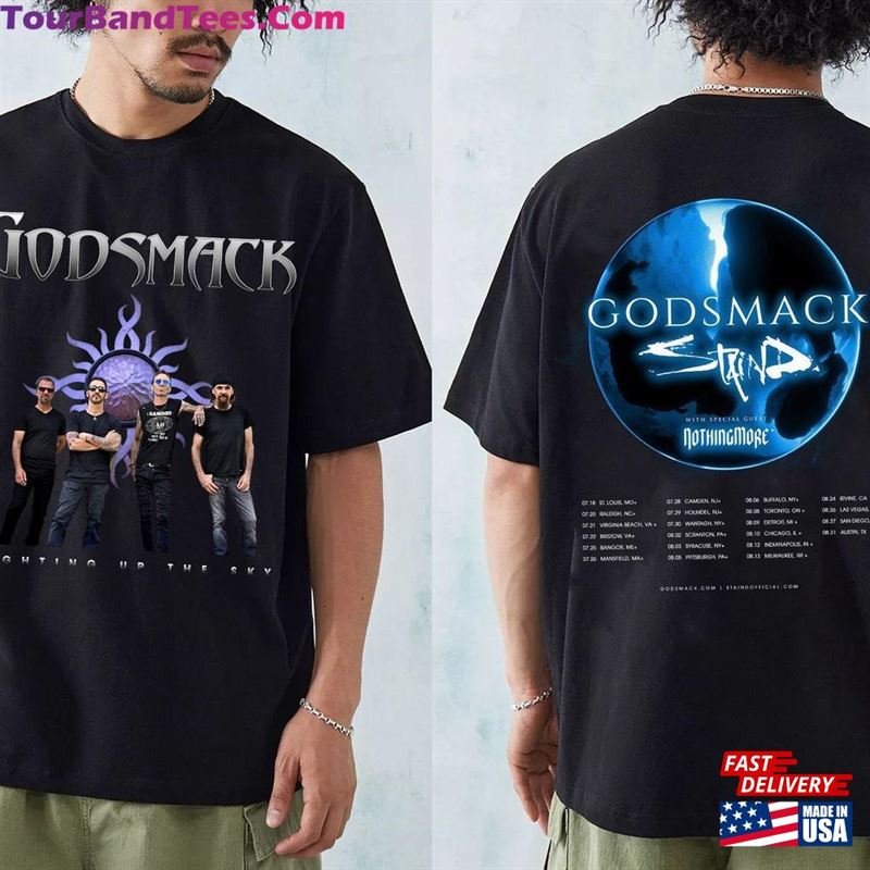 Vintage Godsmack With Staind Tour Shirt Band Fan T-Shirt Sweatshirt 29Uf124512 – Utopia Fashion