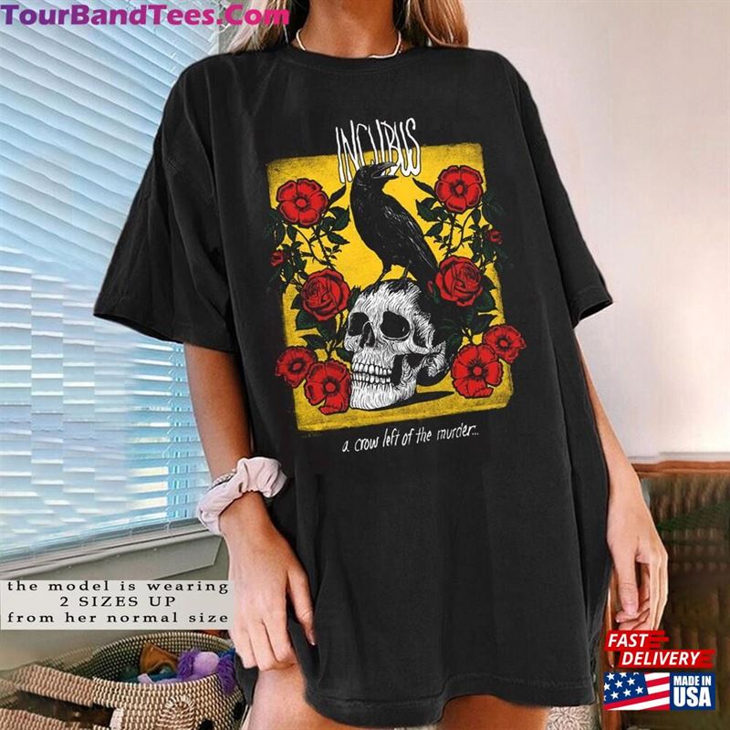 Vintage Incubus A Crow Left Of Shirt Graphic Band Merch Tour Unisex Tee Sweatshirt Hoodie Classic 29Uf118733 – Utopia Fashion