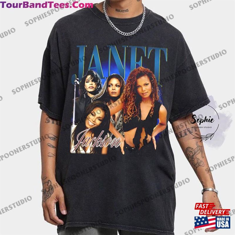 Vintage Janet Jackson Shirt T-Shirt Togetheragain Tour Classic 29Uf119081 – Utopia Fashion