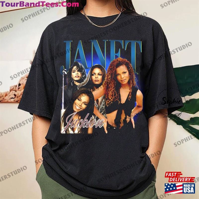 Vintage Janet Jackson Shirt T-Shirt Togetheragain Tour Classic 29Uf119081 – Utopia Fashion