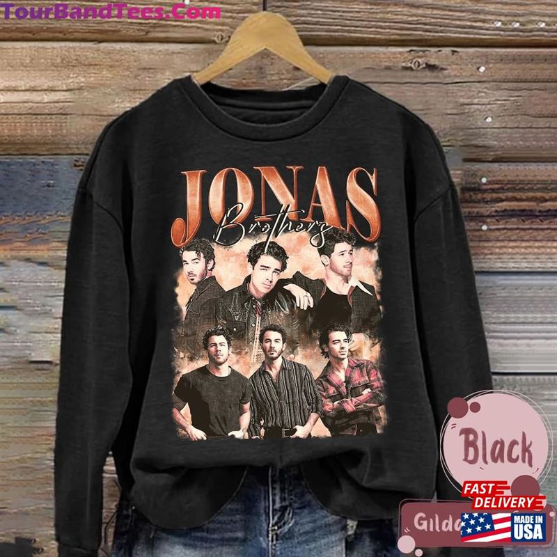 Vintage Jonas Brothers Shirt Five Albums One Night Tour Merch Unisex Hoodie 29Uf123986 – Utopia Fashion