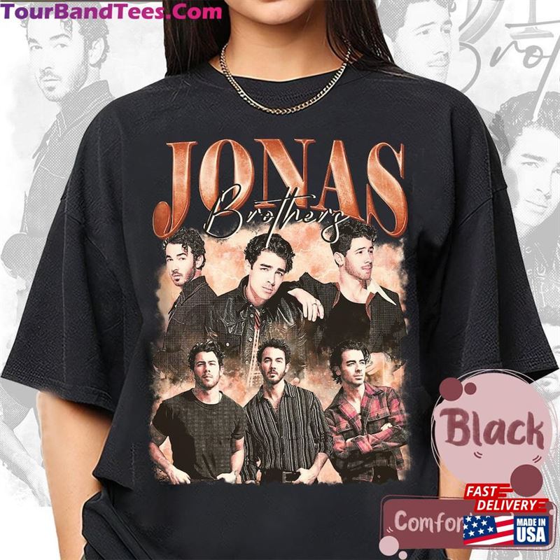 Vintage Jonas Brothers Shirt Five Albums One Night Tour Merch Unisex Hoodie 29Uf123986 – Utopia Fashion