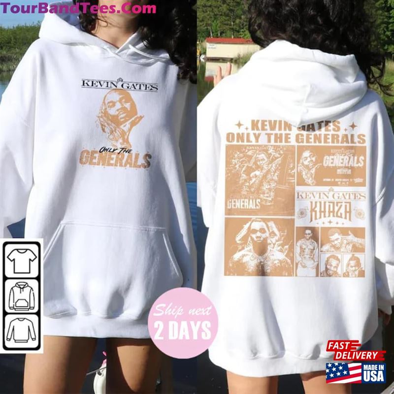 Vintage Kevin Gates Sweatshirt Only The Generals Tour T-Shirt Merch Classic Hoodie 29Uf124311 – Utopia Fashion