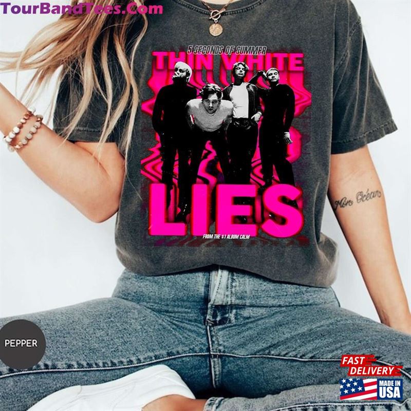 Vintage Lies Seconds Of Summer Shirt 5Sos Merch Hoodie Sweatshirt 29Uf136700 – Utopia Fashion