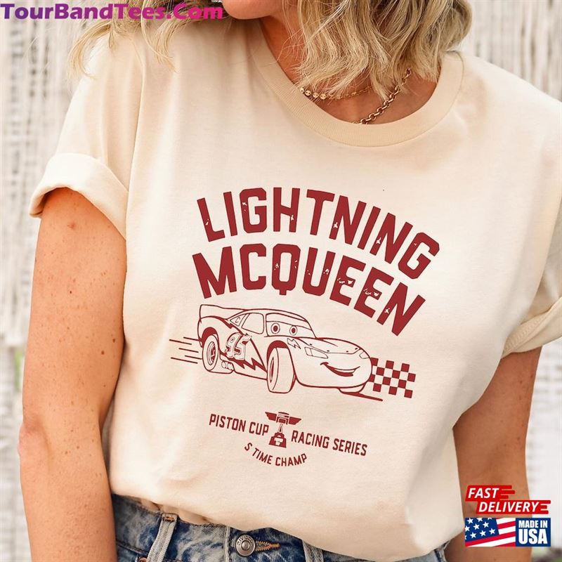 Vintage Lightning Mcqueen Shirt Disney Cars Shirts Birthday Gift Sweatshirt Classic 29Uf136493 – Utopia Fashion