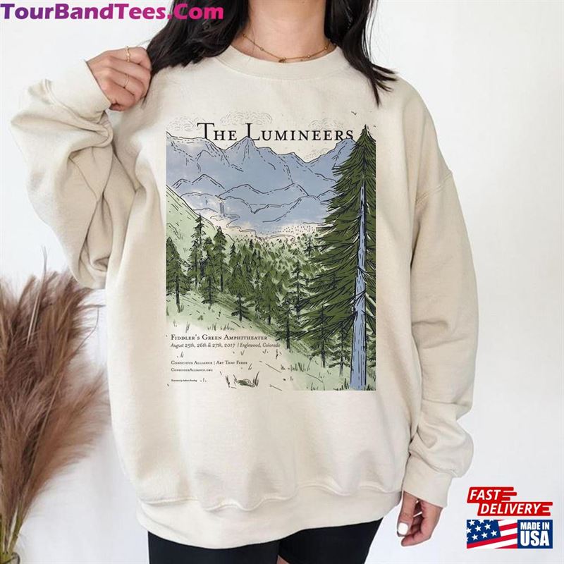 Vintage Lumineers Shirt The Poster Tour Merch Classic Sweatshirt 29Uf123756 – Utopia Fashion