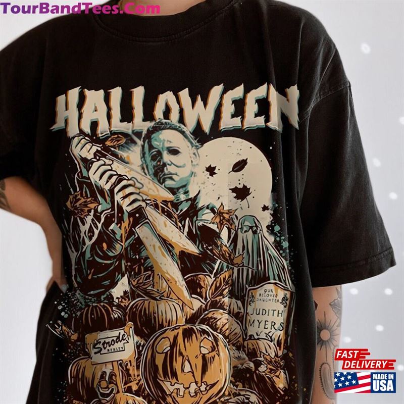 Vintage Michael Myers Halloween Shirt Sweatshirt Hoodie 29Uf131482 – Utopia Fashion