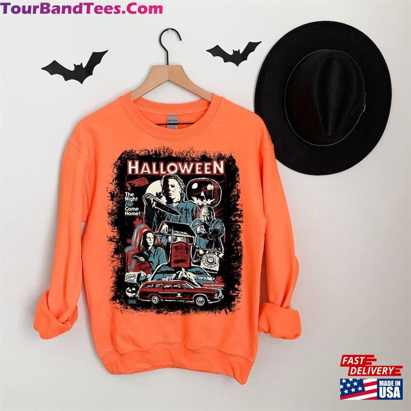 Vintage Michael Myers Halloween Sweatshirt The Night He Came Home Sweater T-Shirt Classic 29Uf131385 – Utopia Fashion