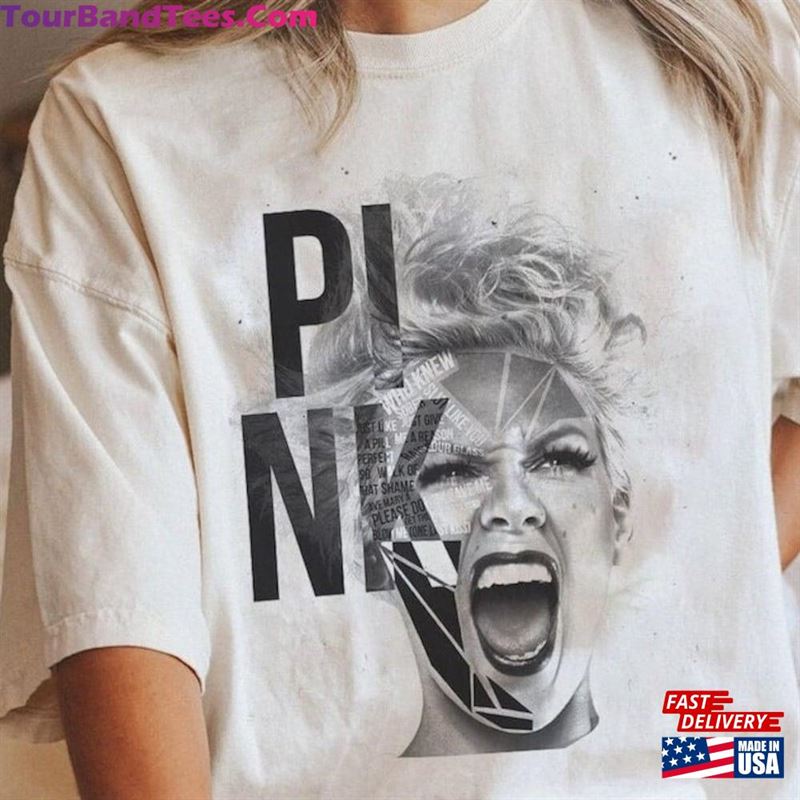 Vintage Pink Art Shirt Singer Concert P!Nk Sweatshirt Unisex 29Uf136664 – Utopia Fashion