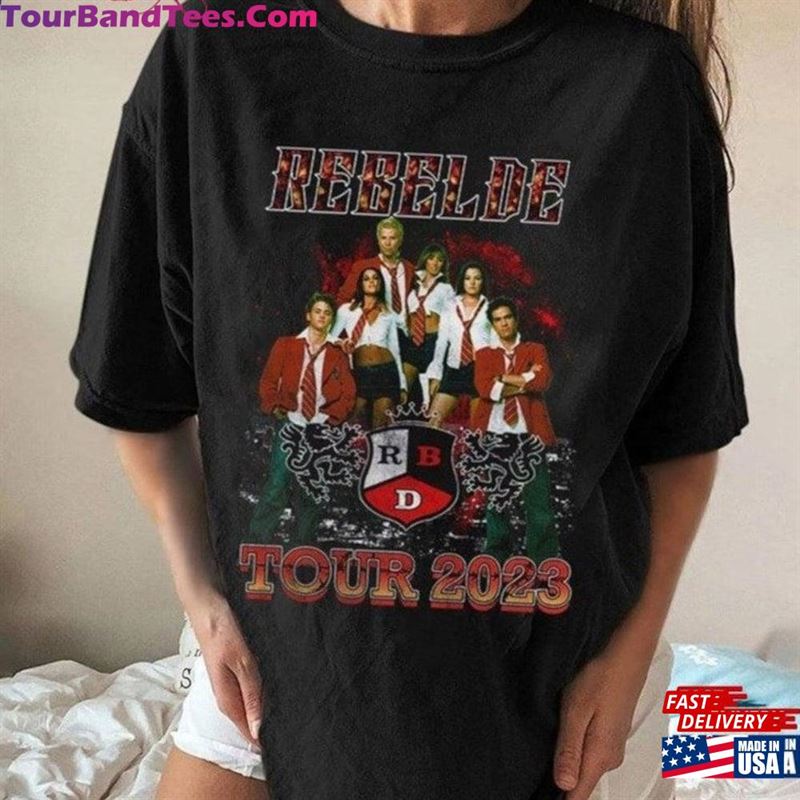 Vintage Rbd Soy Rebelde T-Shirt Band World Tour Concert Shirt Sweatshirt Unisex 29Uf131702 – Utopia Fashion