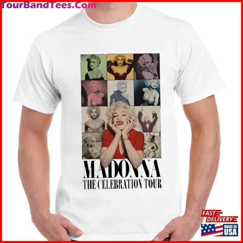 Vintage Retro Madonna Shirt Graphic T-Shirt Concert Tee Unisex Classic 29Uf119094 – Utopia Fashion