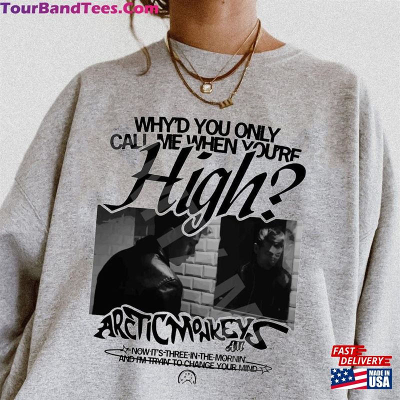 Vintage Rock Band Tour Am Shirt Rap Tee Artic Monkeys Hoodie Unisex 29Uf136423 – Utopia Fashion