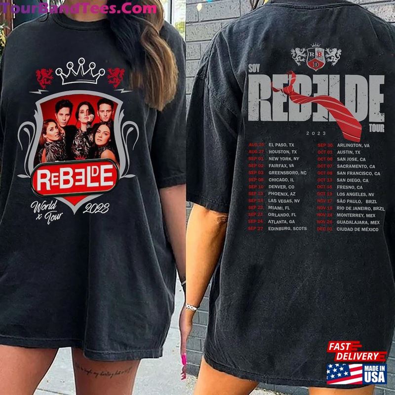 Vintage Soy Rebelde Shirt Rbd Tour Mexican Men T-Shirt Sweatshirt 29Uf123116 – Utopia Fashion