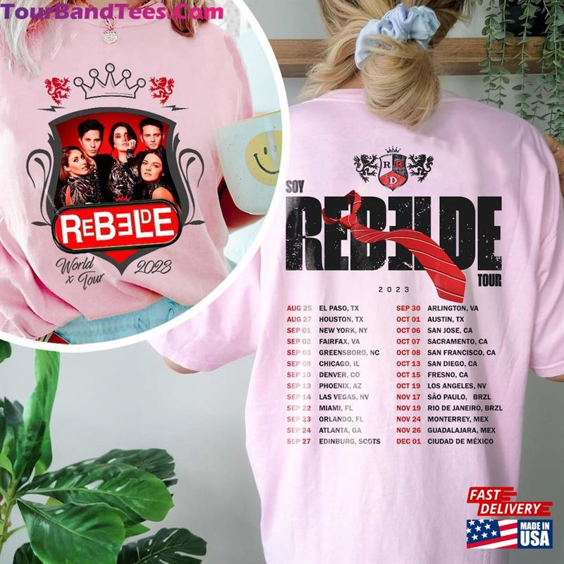 Vintage Soy Rebelde Shirt Rbd Tour Mexican Men T-Shirt Sweatshirt 29Uf123116 – Utopia Fashion