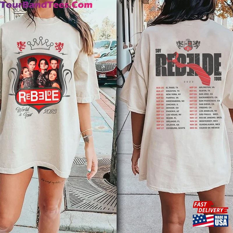 Vintage Soy Rebelde Shirt Rbd Tour Mexican Men T-Shirt Sweatshirt 29Uf123116 – Utopia Fashion