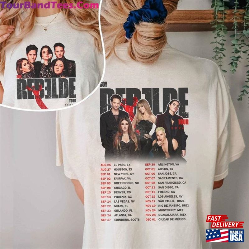 Vintage Soy Rebelde T-Shirt Rbd Touring Shirt Logo Tee Unisex Sweatshirt 29Uf131921 – Utopia Fashion