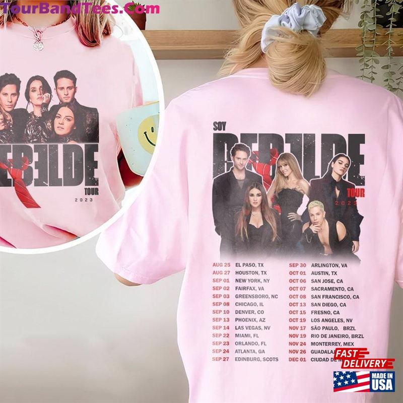 Vintage Soy Rebelde T-Shirt Rbd Touring Shirt Logo Tee Unisex Sweatshirt 29Uf131921 – Utopia Fashion