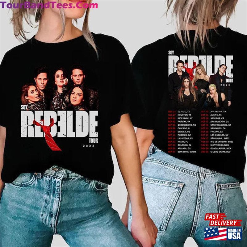 Vintage Soy Rebelde T-Shirt Rbd Touring Shirt Logo Tee Unisex Sweatshirt 29Uf131921 – Utopia Fashion