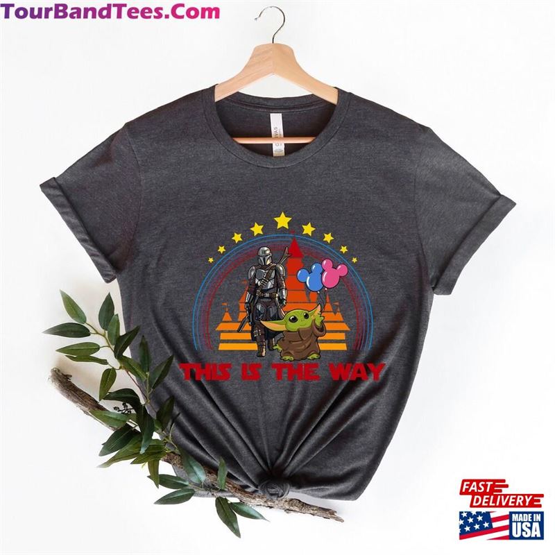 Vintage Star Wars Shirt This Is The Way Mandalorian And Baby Yoda Tee Sweatshirt Hoodie 29Uf122387 – Utopia Fashion