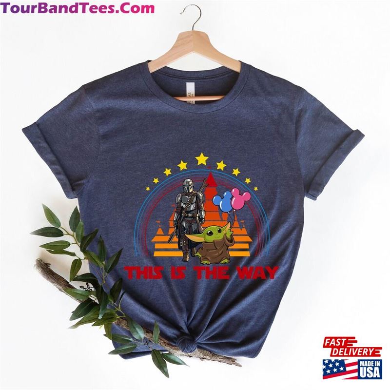 Vintage Star Wars Shirt This Is The Way Mandalorian And Baby Yoda Tee Sweatshirt Hoodie 29Uf122387 – Utopia Fashion