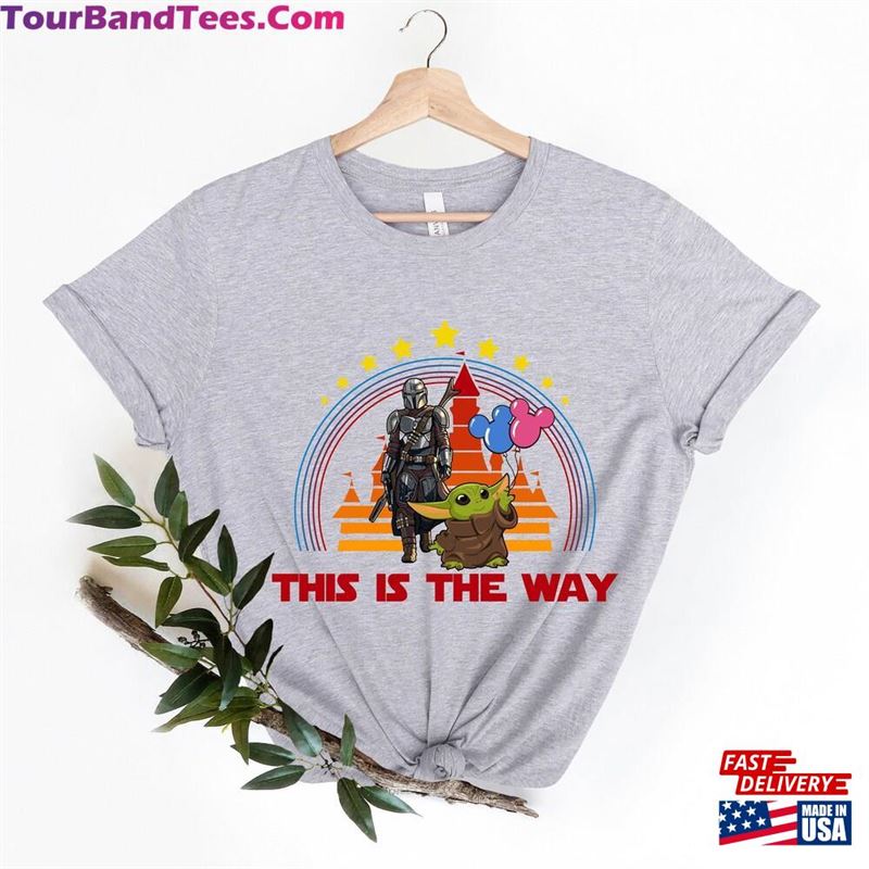 Vintage Star Wars Shirt This Is The Way Mandalorian And Baby Yoda Tee Sweatshirt Hoodie 29Uf122387 – Utopia Fashion