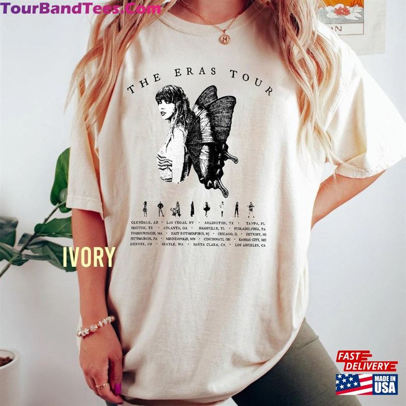 Vintage The Eras Tour Butterfly Shirt Swiftie Sweatshirt T-Shirt 29Uf122842 – Utopia Fashion