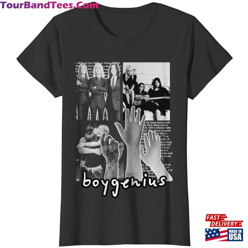 Vintage Wash Boy Genius Shirt Boygenius Band 90S T-Shirt Concert Retro Unisex Gift Hoodie Classic 29Uf122818 – Utopia Fashion