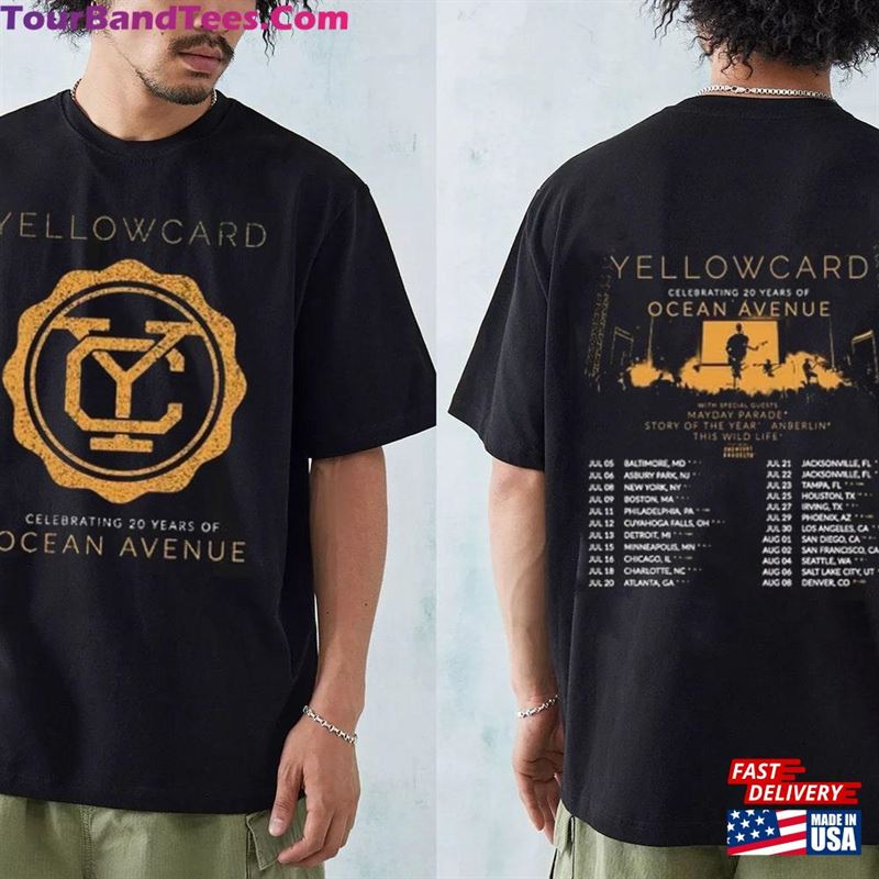 Vintage Yellowcard Tour Shirt Fan Concert For T-Shirt Sweatshirt 29Uf124531 – Utopia Fashion