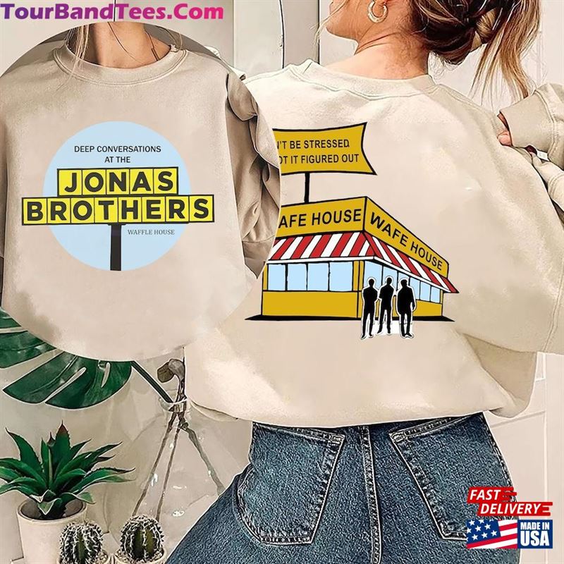 Waffle House Jonas Brothers Shirt The Album Merch Side Unisex Sweatshirt 29Uf136372 – Utopia Fashion