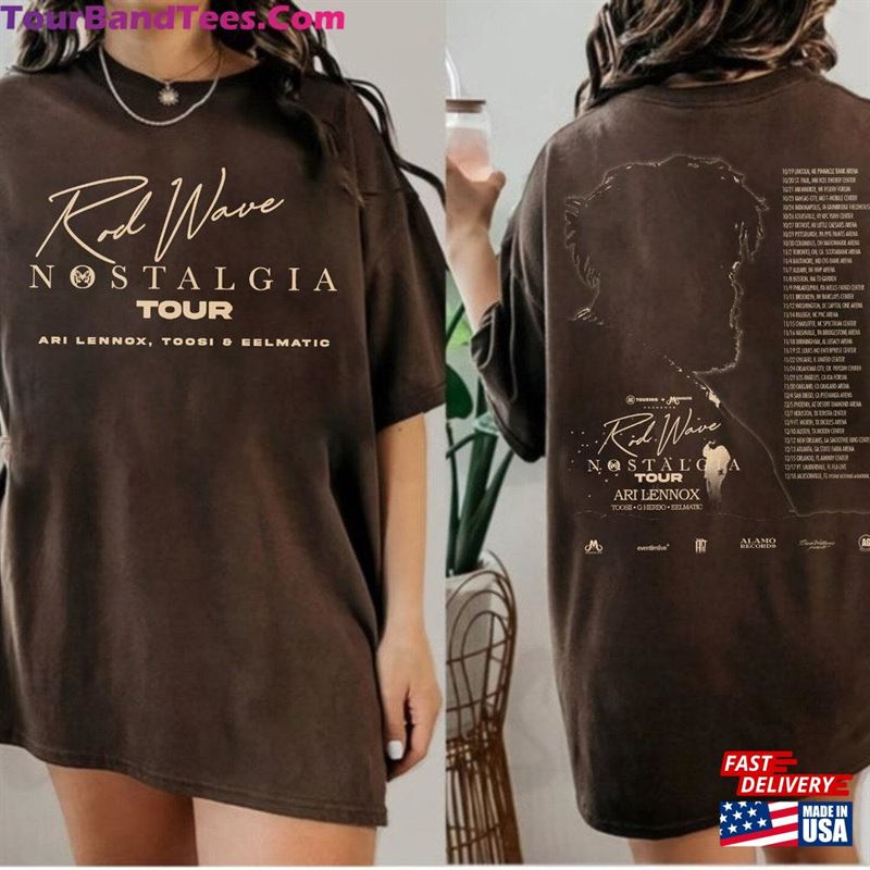 Wave Nostalgia Tour Rod Tracklist Tshirt Graphic Shirt Sweatshirt Unisex 29Uf122552 – Utopia Fashion