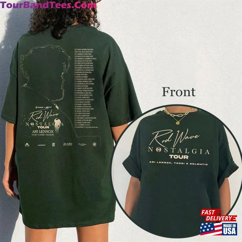 Wave Nostalgia Tour Rod Tracklist Tshirt Graphic Shirt Sweatshirt Unisex 29Uf122552 – Utopia Fashion