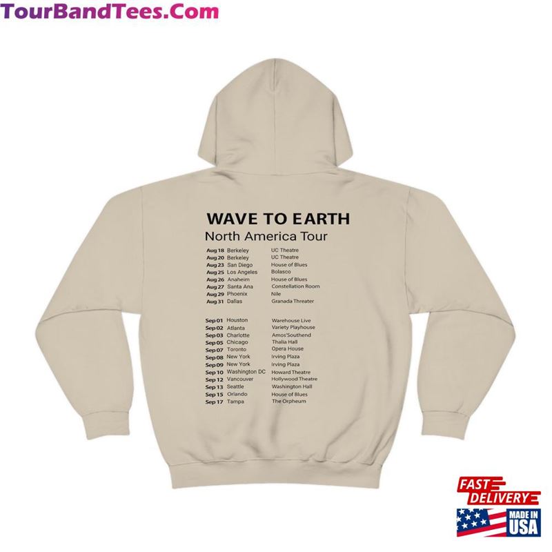 Wave To Earth North America Tour Hoodie Shirt Kpop Merch Sweatshirt Classic 29Uf122785 – Utopia Fashion