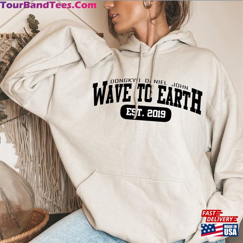 Wave To Earth North America Tour Hoodie Shirt Kpop Merch Sweatshirt Classic 29Uf122785 – Utopia Fashion