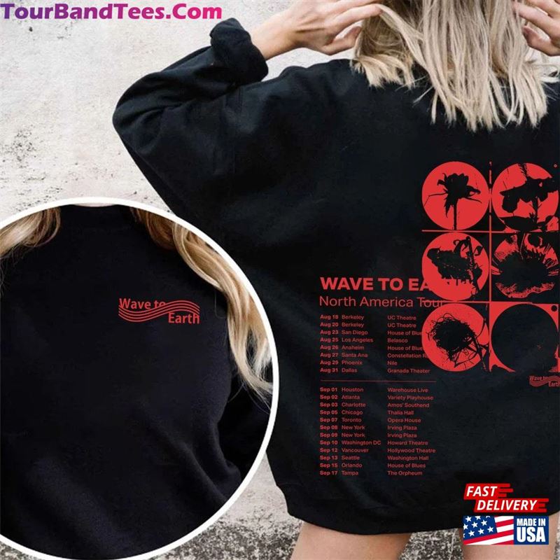 Wave To Earth North America Tour Shirt W2E Sweatshirt Classic 29Uf122668 – Utopia Fashion