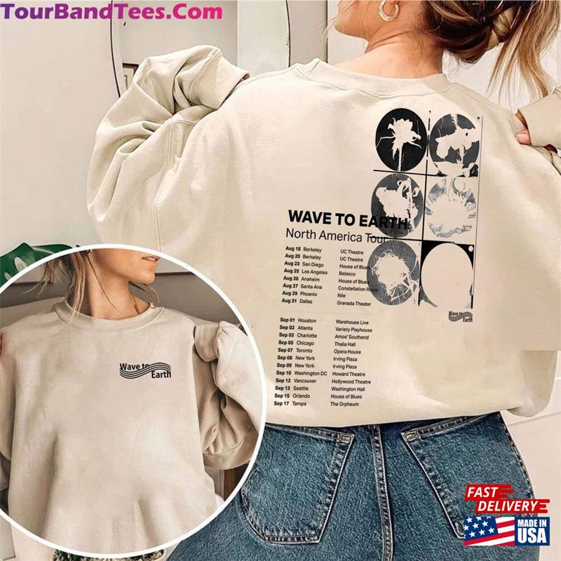 Wave To Earth North America Tour Shirt W2E Sweatshirt Classic 29Uf122668 – Utopia Fashion