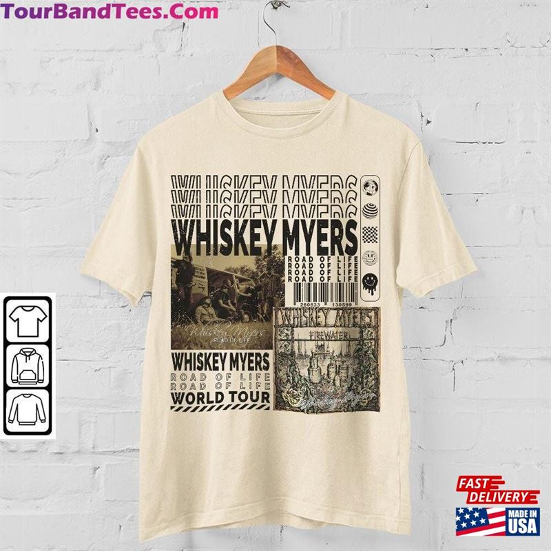 Whiskey Myers Music Shirt Merch Vintage World Tour Tickets Album Road Of Life Graphic Tee 90S Y2K Gift For Fan L905M Unisex Hoodie 29Uf122861 – Utopia Fashion