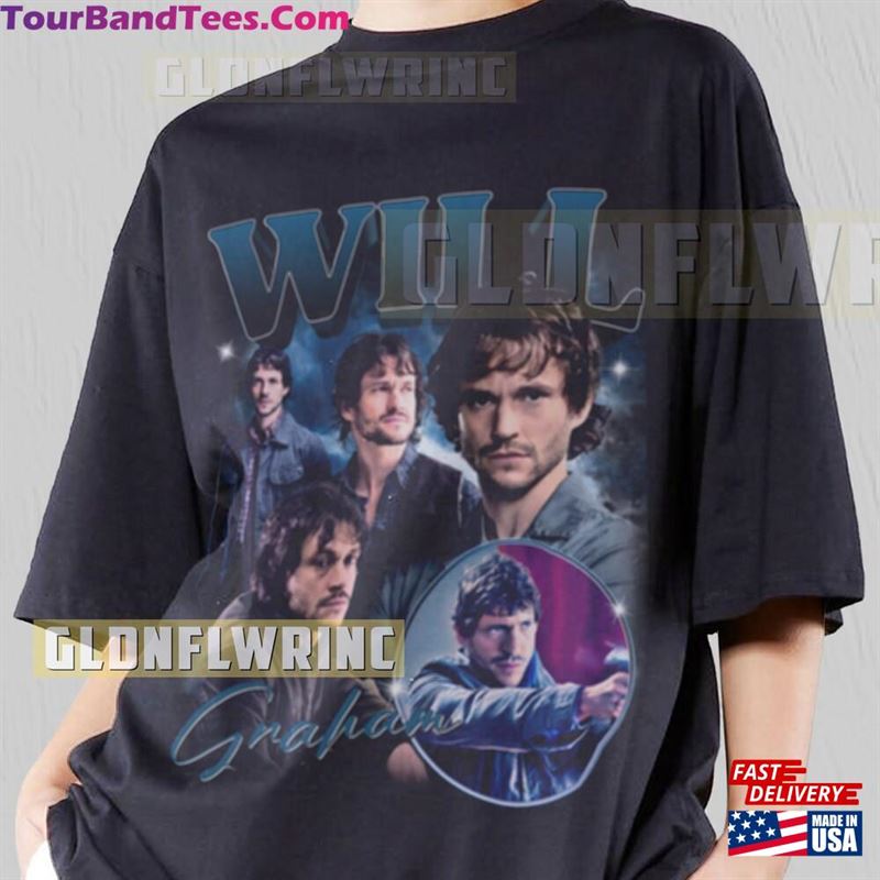 Will Graham Shirt American Actor Movie Character Hugh Dancy T Grapich Tee Vintage T-Shirt Hoodie 29Uf136924 – Utopia Fashion