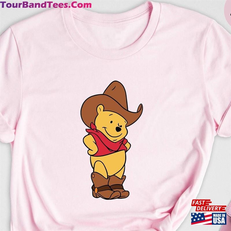 Winnie The Pooh Cowboy Shirt Disneyworld T-Shirt Unisex 29Uf122173 – Utopia Fashion