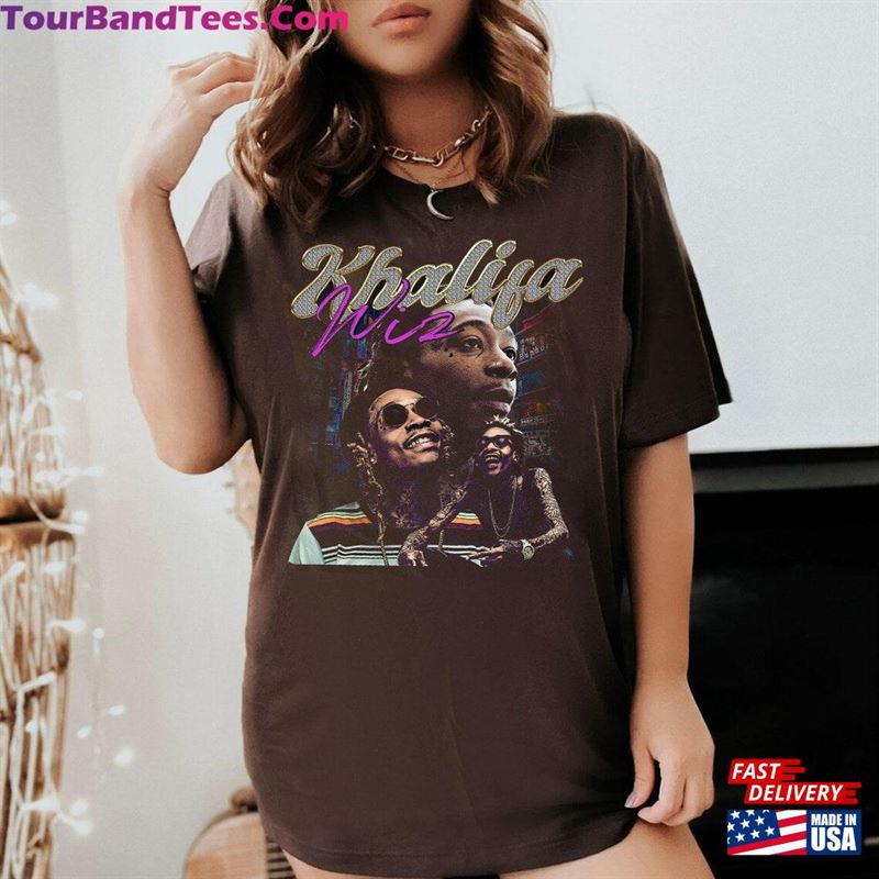 Wiz Khalifa Fan Art Drop Shoulder Graphic Tee Unisex Shirt Rapper Tour Sweatshirt Classic 29Uf131409 – Utopia Fashion