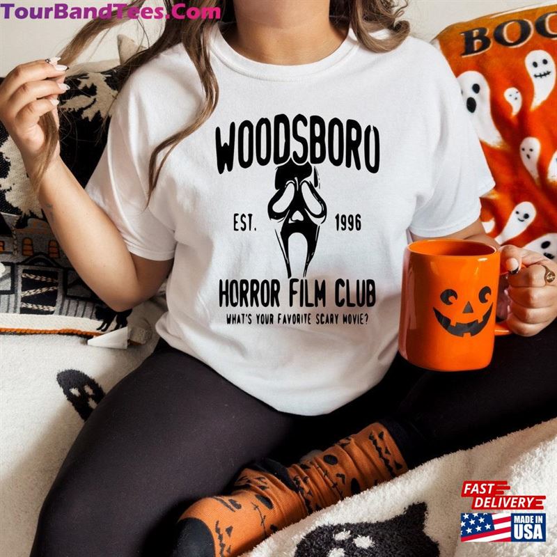 Woodsboro Horror Club Shirt Scary Movie Scream Sweatshirt Classic 29Uf122862 – Utopia Fashion