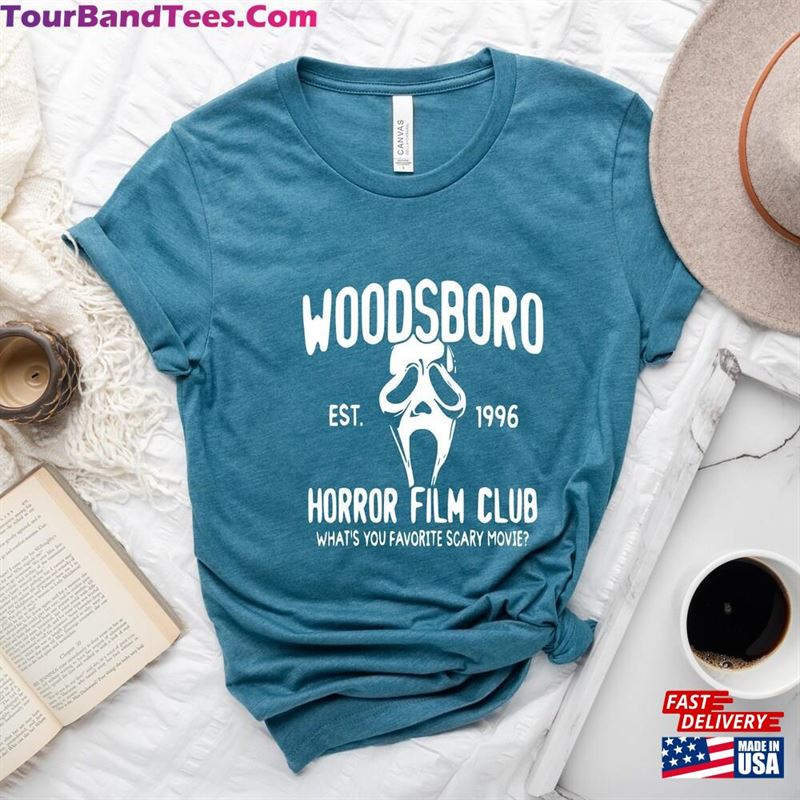 Woodsboro Horror Club Shirt Scream Ghost Unisex Sweatshirt 29Uf131436 – Utopia Fashion