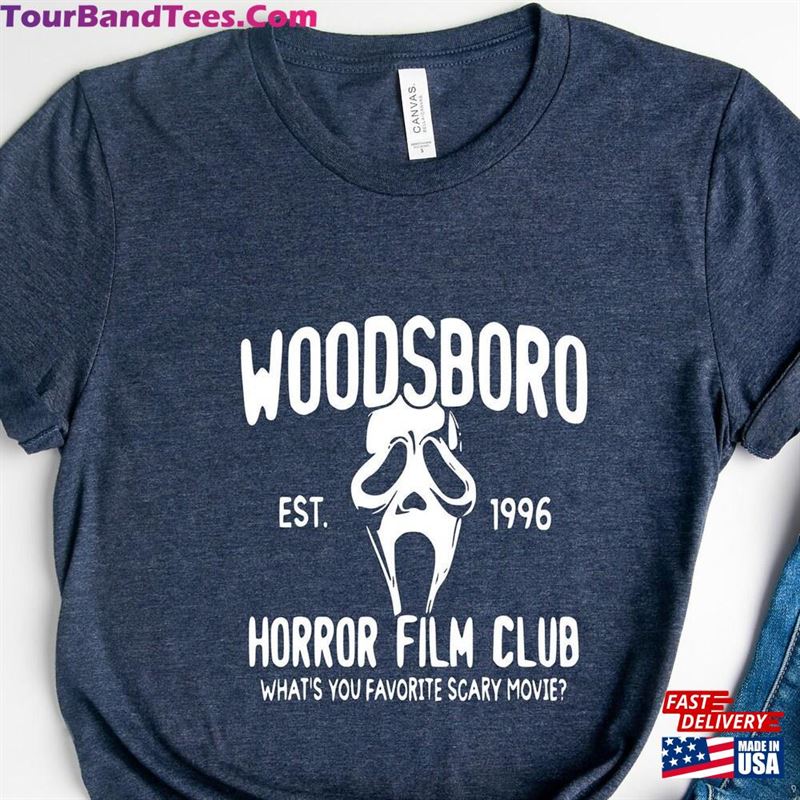 Woodsboro Horror Club Shirt Scream Ghost Unisex Sweatshirt 29Uf131436 – Utopia Fashion