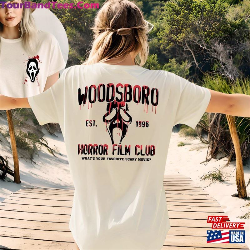 Woodsboro Horror Film Club Sided Shirt T-Shirt Scream Hoodie Classic 29Uf131852 – Utopia Fashion