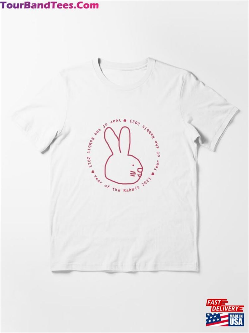 Year Of The Rabbit Viva Magenta Essential T-Shirt Sweatshirt 29Uf118840 – Utopia Fashion