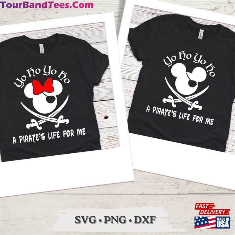 Yo Ho Mickey And Minnie A Pirates Life For Me Instant Download Digital Design Cutting Machines Cricut Svg Png Dxf Hoodie Sweatshirt 29Uf141464 – Utopia Fashion